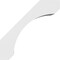 Ekena Millwork 6-in. W x 22-in. D x 22-in. H Legacy Architectural Grade PVC Knee Brace BRCP06X22X22LEC - alternate 6